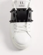 Valentino Rockstud Untitled Sneaker In Calfskin Leather With Tonal Studs - Image 3